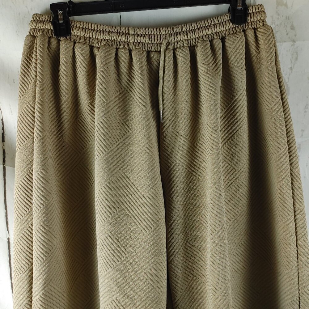 Shein Curve Plus Size 4xl Tan Textured 2pc Outfit… - image 8